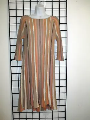 Moth / Anthropologie  🌸 Xs Petite==striped / Knit / Longer At The Back Dress • $19.50