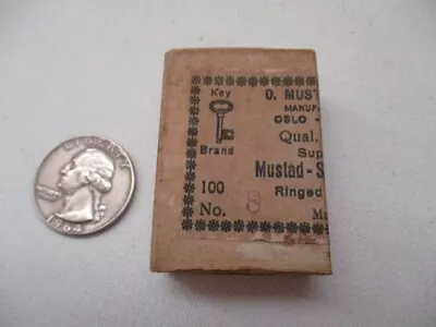 Vintage Mustad 3366 Sproat Hooks #8 Box Of 100 • $6.99