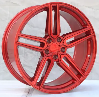 Fiery Red Rims 20x9/10 ET35 5x114.3 For Mazda 3/6/CX-5/CX-9 2003-2021 Set Of 4 • $949.99