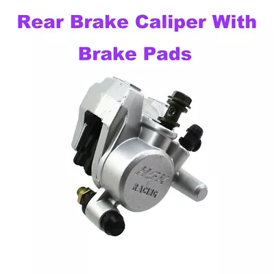 Rear Single Piston Brake Caliper+Pads For GY6 50cc 125cc 150cc Scooter Moped • $26.95