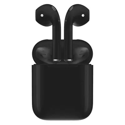 Earphones I12 TWS Wireless Stereo V5.0 Black Colour New • £15.84