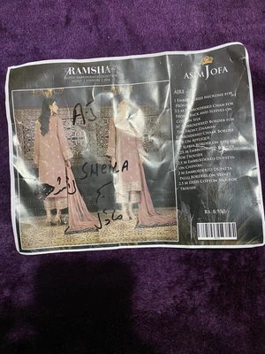 £75 • Buy Asim Jofa Original Stitched