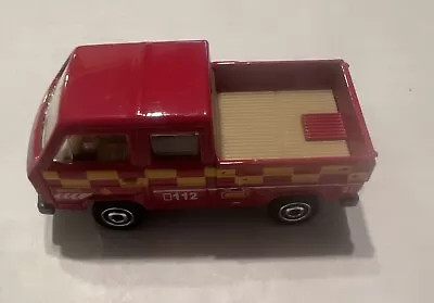 2015 Matchbox Volkswagen Transporter Crew Cab 112 Red 1:64 Diecast 2 5/8  Truck • $4.99