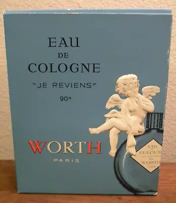 Vintage Je Reviens By Worth Eau De Cologne Unused Full Bottle 9 Fl. Oz Splash • $149.95