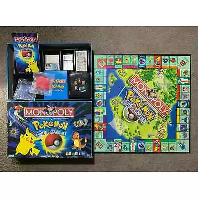 Pokémon Monopoly Collectors Edition - Gotta Catch 'Em All! Parker Brothers 1999 • $79.89