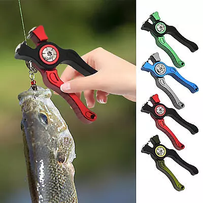 Fishing Pliers Stainless Steel Hook Remover Scissors Fish WireLine Cutter Tools • $26.19