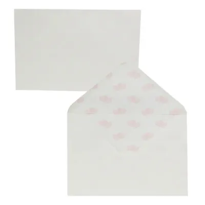 4 5/8  X 6 1/4  (A6 Size) Envelopes 25 Pack Thick Bright White Vellum Finish • $10.95