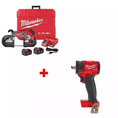 Milwaukee 2729-22 M18 FUEL Band Saw KIT W/ FREE 2855-20 M18 1/2  Impact Wrench • $844.20