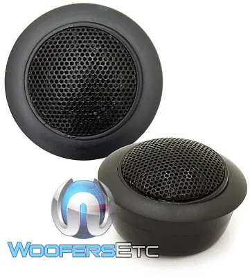 Spl 1  Audiophile Silk Dome Flush Mount 4-ohm Swivel Tweeters Car Audio Pair New • $21.99