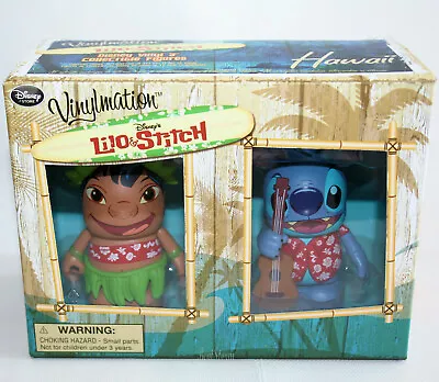 3  Lilo & Stitch Hawaii Vinylmation Vinyl Figures Set Disney Store Exclusive NEW • $54.95