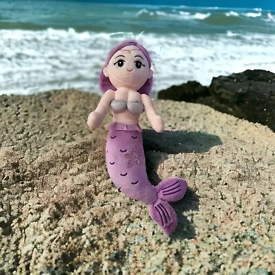 Cutoy Soft Mermaid Doll Pink Purple Princess Plush • $11.85