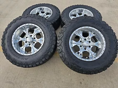 17x9 HELO HE791 Wheels Rims Chevy RAM 1500 Tacoma 6x139 5x5.5 BFG 33  -12 • $499