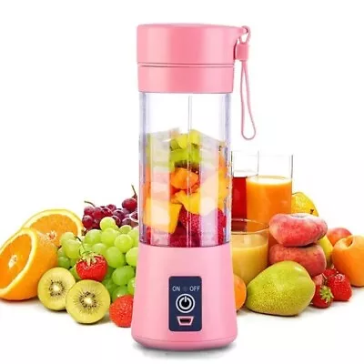 Portable Mini Electric Juicer USB Charging Smoothie Milkshake Maker Automatic • $15.99