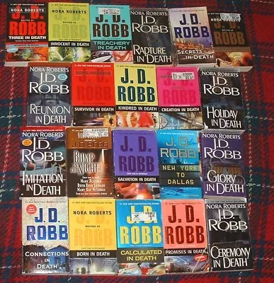 Lot-28 J D ROBB PB Origin In Death+Rapture+Naked+Kindred+Immortal+Seduction+Born • $67.44