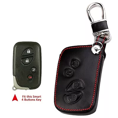 Leather Car Auto Key Fob Case Cover Holder For 06-14 LEXUS ES GS IS LS LX RX Cmj • $4.41