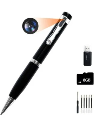 £19.99 • Buy Spy Cameras Pen,Hidden Camera 32GB 1080P HD Mini Portable Pocket Cam Covert  New