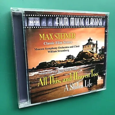 Max Steiner ALL THIS AND HEAVEN TOO • A STOLEN LIFE Soundtracks CD Bette Davis • £20