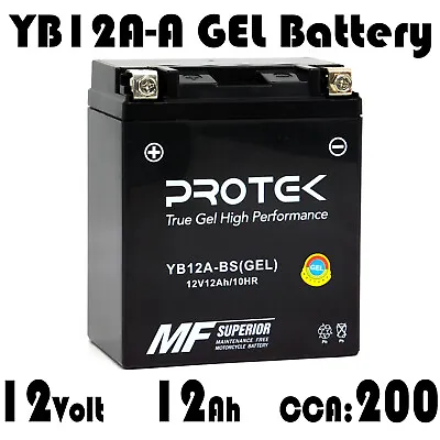 $52.99 • Buy YB12A-A YB12C-A 12V 12Ah GEL Battery For 1995-2002 Yamaha Wolverine Warrior 350