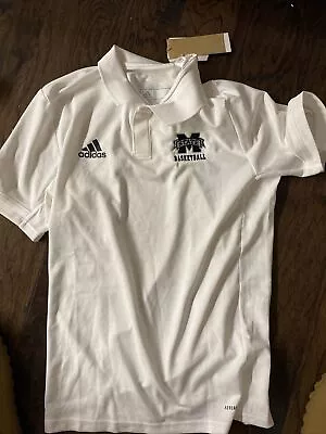 Adidas Mississippi State Basketball Men’s M Team Issued Polo NWT • $65