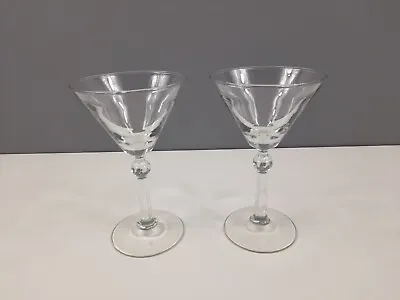 2 X Beautiful Martini Cocktail Glasses - 15 Cm Tall • £9.50