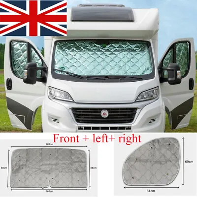 £19.89 • Buy Fits FIAT DUCATO PEUGEOT BOXER 2006-2022 - Motorhome Thermal Screen Cover Blinds