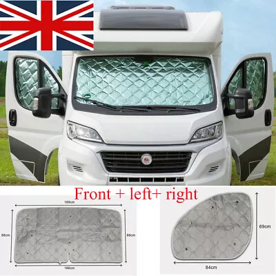 £19.89 • Buy Fits FIAT DUCATO PEUGEOT BOXER 2006-2022 - Motorhome Thermal Screen Cover Blinds