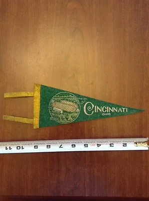 Vintage Rare Cincinnati Stadium Sports Mini Pennant Old Football Stad Very Old • $29.99