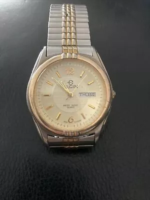 Vintage Elgin Gold-tone Men's Watch Day/Date Untested Probably Needs Battery • $17.50