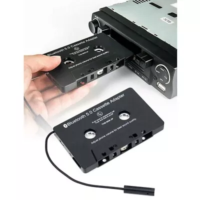 Car Audio Stereo Cassette Tape Adapter For Iphone Samsung Bluetooth 5.0 2023 • £14.21