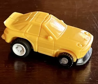 Transformers G1 Original Vintage Mini Spy Yellow Porsche Decepticon No Rub Sign • $10.36