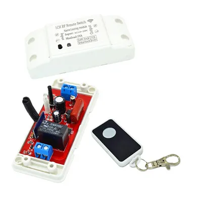 £12.84 • Buy 220V Remote Time Delay Switch Relay Light Switches Relay RF 433Mhz Controls