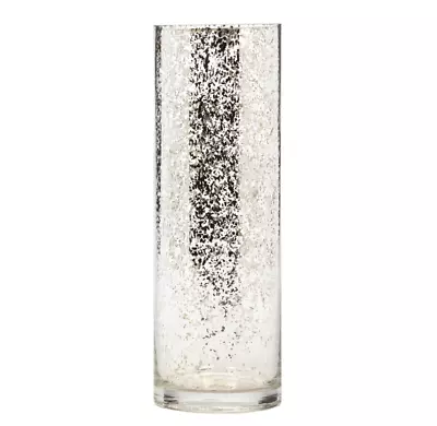 Elegant Expressions By Hosley 11.75  H Glam Mercury Speckle Glass Go • $16.98