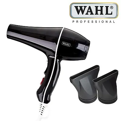 Wahl Powerdry Hairdryer Black With 3 Heat And 2 Speed Settings 2000W ZX720 • £32.99
