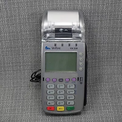 Verifone VX520 VX 520 Credit Card POS Terminal With Power Supply Chip Card • $24.97