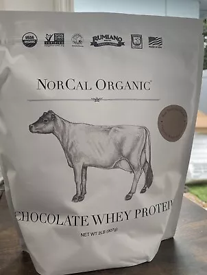 Norcal Organic - Grass Fed Whey Protein Powder ( Chocolate ) Free Shipping  New • $65