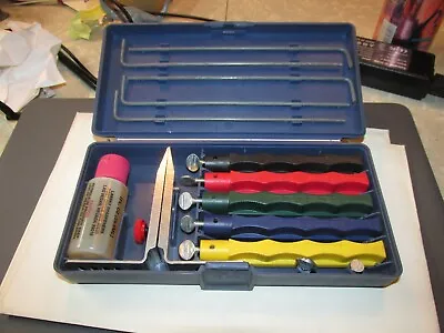 PRE-OWNED Lansky Sharpening System Knife Sharpener Kit COMPLETE (W/O DIRECTIONS) • $35