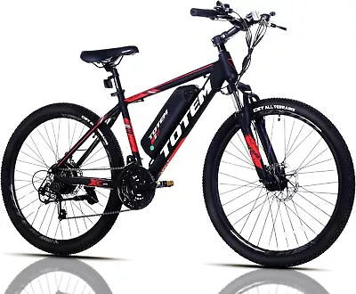 Electric Bike For Adults 26” Mountain Ebike 350W Motor 20MPH 36V 10.4Ah Battery • $450.79