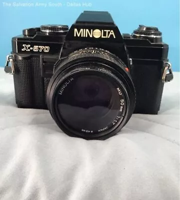 Minolta X-570 35mm Film Camera W/ Lens (Untested) • $9.99