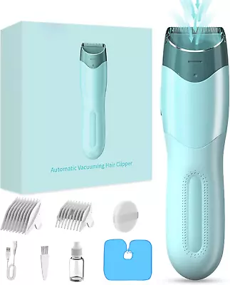 Vacuum Hair Clippers For Kids & Men Electric Haircut Kit With Dual Motor Power • $58.88