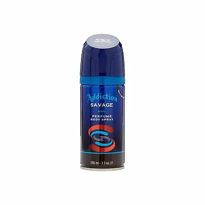 Addiction Mens Savage Perfume Body Spray 150ml • £5.10