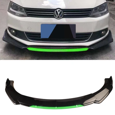 $55 • Buy For Volkswagen Beetle Front Bumper Lip Spoiler Splitter Diffuser Black Green