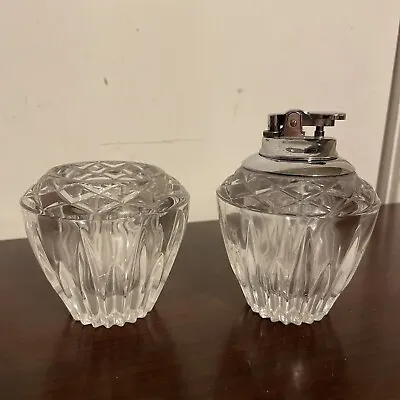 Vintage Princess House Highlights Crystal Table Lighter Candlelite Vase • $40