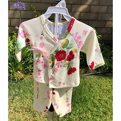 New 6 Month Baby Girl Kimono Set By Mad Sky Infant Babies Infants Girls • $16