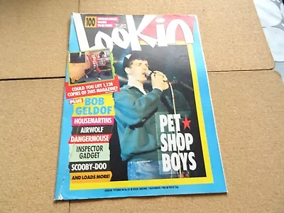 Look-In Magazine Nov 1st 1986 The Housemartins The Pet Shop Boys • £7.50