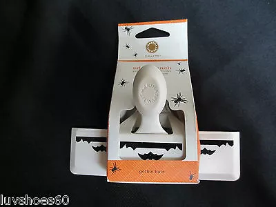 MARTHA STEWART CRAFTS Gothic Bats Border Paper Punch Edge Retired Rare Halloween • $45