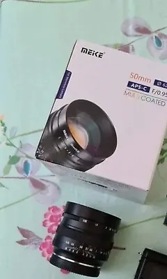 Meike 50mm F0.95 Manual Aps-C Focus Lens For Canon EF-M Camera • $150