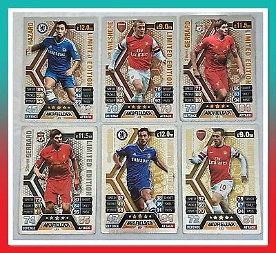 13/14 Topps Match Attax Premier League - Trading Card -100Club & Limited Edition • £1.50