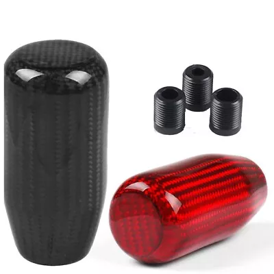 $29.88 • Buy Universal 5 Speed Car Manual Gear Stick Shift Knob Shifter Lever Carbon Aluminum