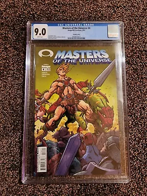 Masters Of The Universe #4 CGC 9.0 Image/MV Creations Variant Wrap Around Cover • $24.99