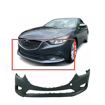 Front Bumper Cover For 2014-2016 Mazda 6 W/Fog Light Holes MA1000238 • $104.24